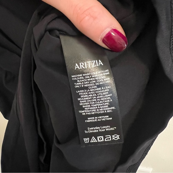 Aritzia Black Contour Dress - Picture 8 of 8